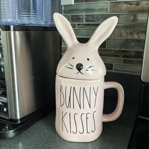 Rae Dunn Bunny Kisses Mug and Lid
